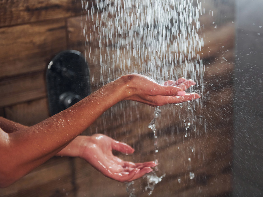 agua piel ducha cuidado